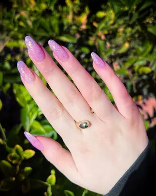 Pink glitter Valentine