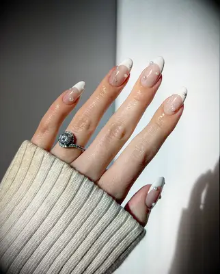 Pearl French Wedding Manicure