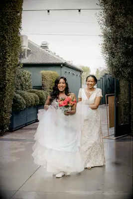 Double braid elegant mother of the bride hairstyle