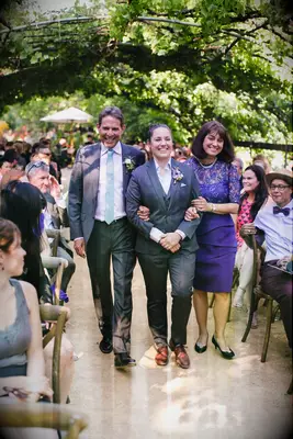 Chin length bob mother of the bride hairstyle