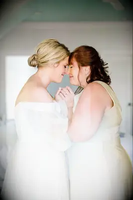 Medium length half up half down mother of the bride hairstyle