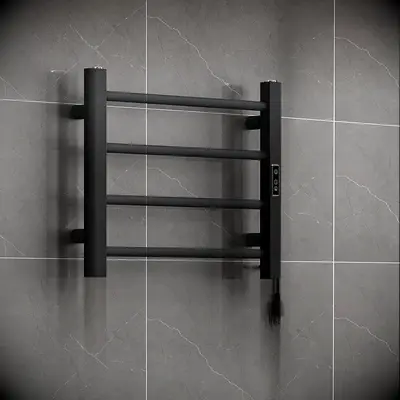 4-Bar Bathroom Heated Towel Rack 
