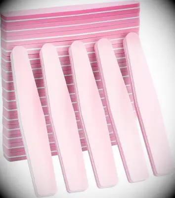 Pink nail buffers 