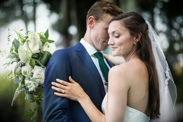 Half-Up Hairstyle With Side Part
