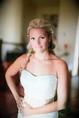 Pulled Back Half-Updo With No Part