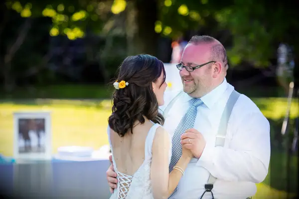 Short and Curled Half-Updo