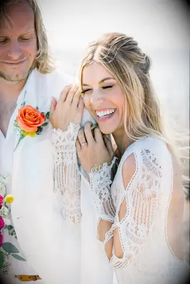 Half-Updo With Hair Out in Front