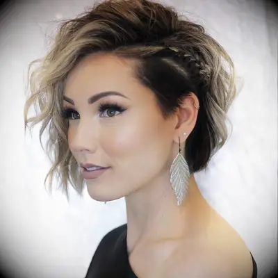 Textured Waves thin wedding hairstyle