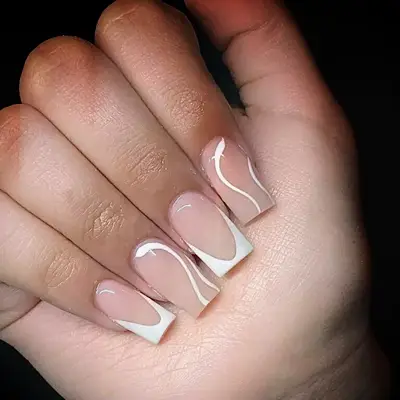 Mix and match wedding nails