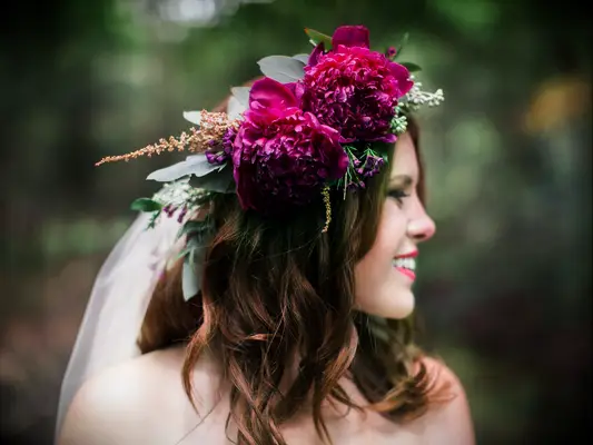 Oversize Bohemian Bridal Crown - bridal crowns