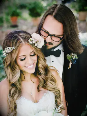 Pastel-Colored Blooms - bridal crowns