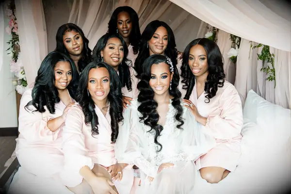 Super glamorous bridesmaid makeup