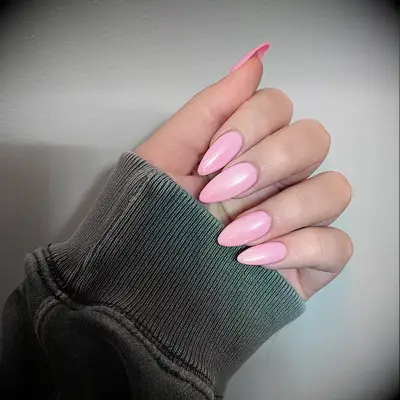 Pink bridesmaid nails