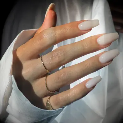 The perfect white bachelorette nails