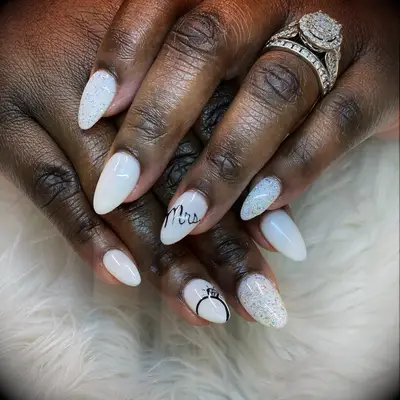 Mrs. bachelorette nails