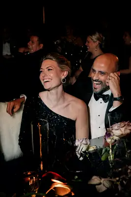 Relaxed up do hairstyle