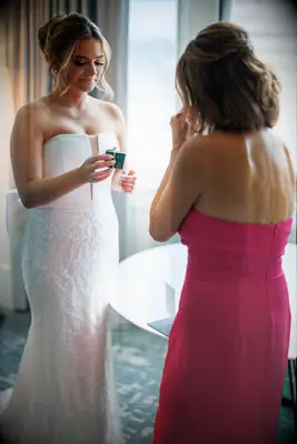 Bob with half updo hairstyle