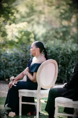 Sleek low braid ponytail