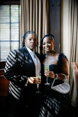 Sleek up-do hairstyle