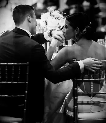 Couture Hair Comb strapless wedding dress hairstyle