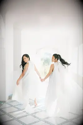 high ponytail hairstyle on your wedding day