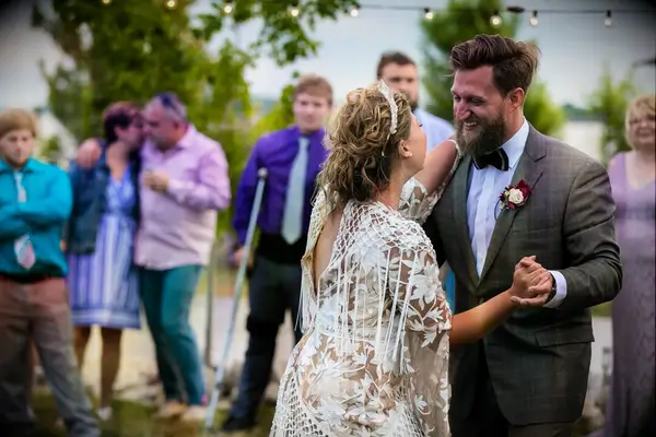 loose curly wedding updo