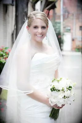 Sleek Side Part with Bun