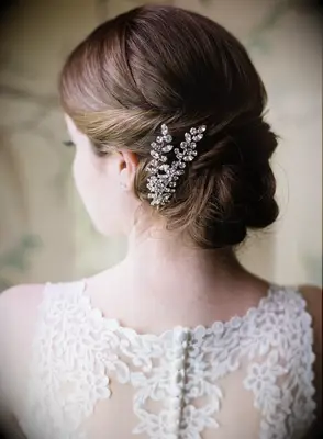 Twisted Chignon With Clip for the best wedding updo inspo