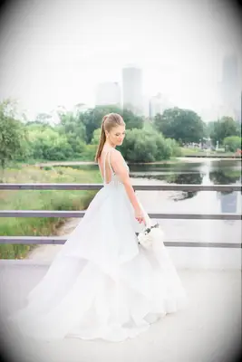 sleek ponytail for your wedding day inspiration