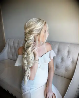 Bride with bold braid