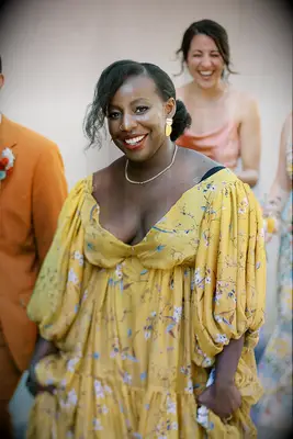 Glossy red lips wedding makeup look