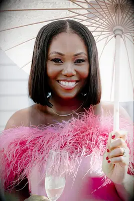 Soft focus wedding guest makeup look