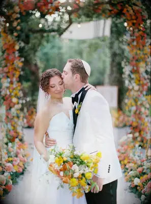 Low Updo With Middle Part