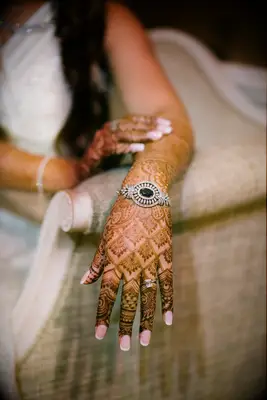 French tip short wedding nails