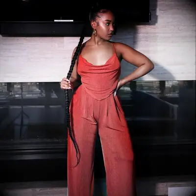 Long braided ponytail wedding hairstyle