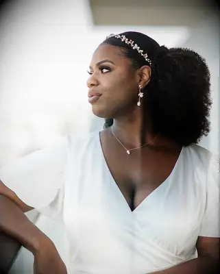 Coily Puff With Tiny Braid