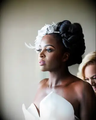 Bold Braided Updo With Headband