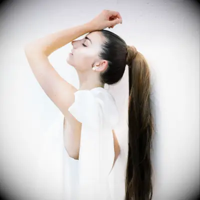 Long ponytail bridal hairstyle
