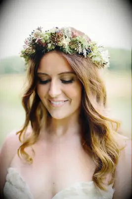 Copper Shimmer Makeup for Blue Eyes