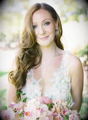 Soft Pink Makeup for Strawberry Blonde Hair and Blue Eyes