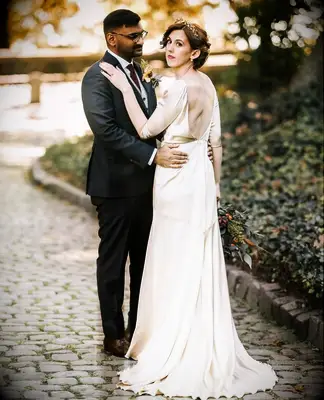 Regal updo wedding hairstyle