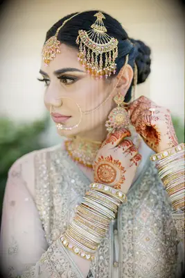 Brown smokey eye wedding makeup for brown eyes