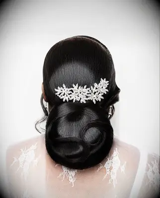 Big Finger Waves wedding hairstyle