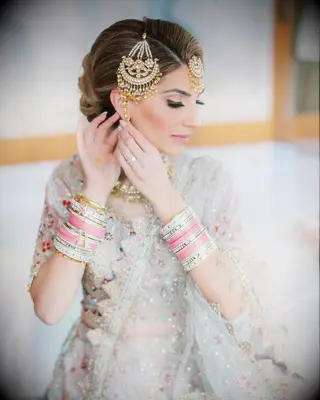 Chic Chignon wedding hairstyle