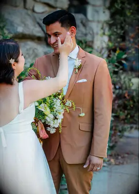 Tapered fade wedding hair trend for grooms