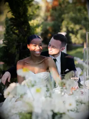 Sleek bun wedding hair trend