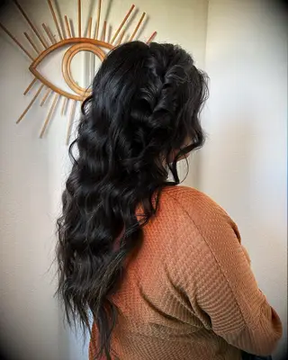 Side bubble braid for your wedding day