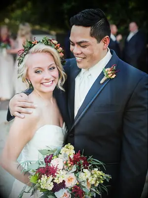 boho wedding hair flower crown