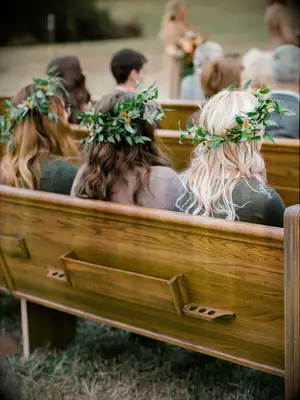 boho wedding guest hair flower crowns