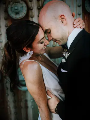 boho wedding hair low loose ponytail